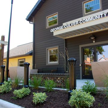 New George Culver Community Library in Sauk City, Wisconsin, features contemporary design and room for community gathering.