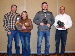 Blue Star Dairy and MSA Professional Services, Inc. accept Wisconsin Ready Mixed Concrete Association Award in the Agricultural category for a new manure storage system. 